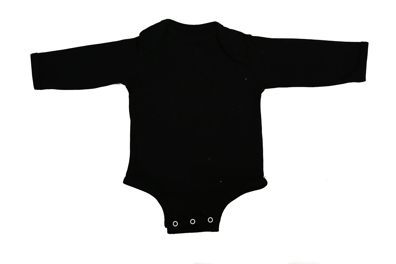 2-Pack Blank Long-Sleeved Baby Onesies With Envelope Neckline