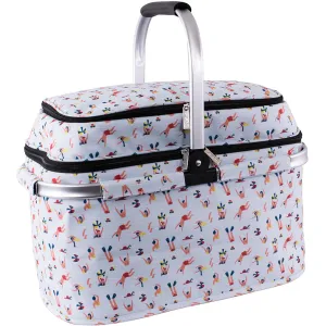 4 Person Insulated Picnic Basket - Tropical Swimmer