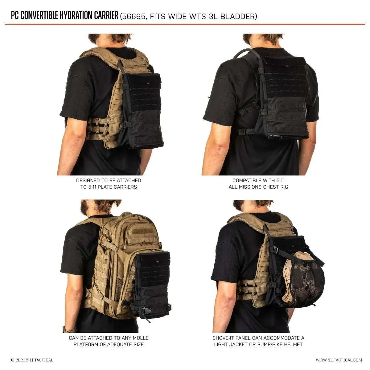 5.11 Tactical PC Convertible Hydration Carrier