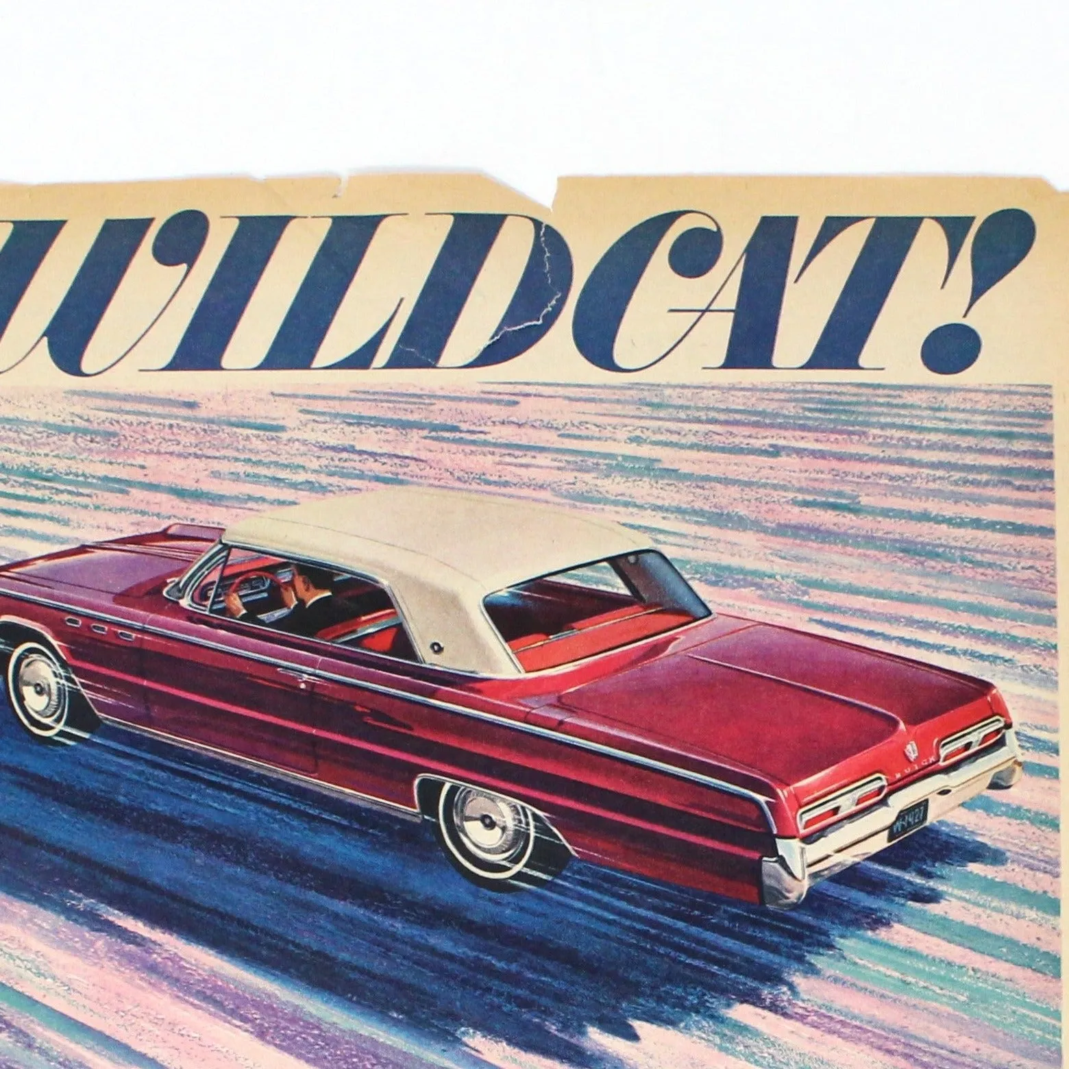 Advertisement, Buick Wildcat Skylark Convertible, Original 1962 Magazine Ad, Vintage