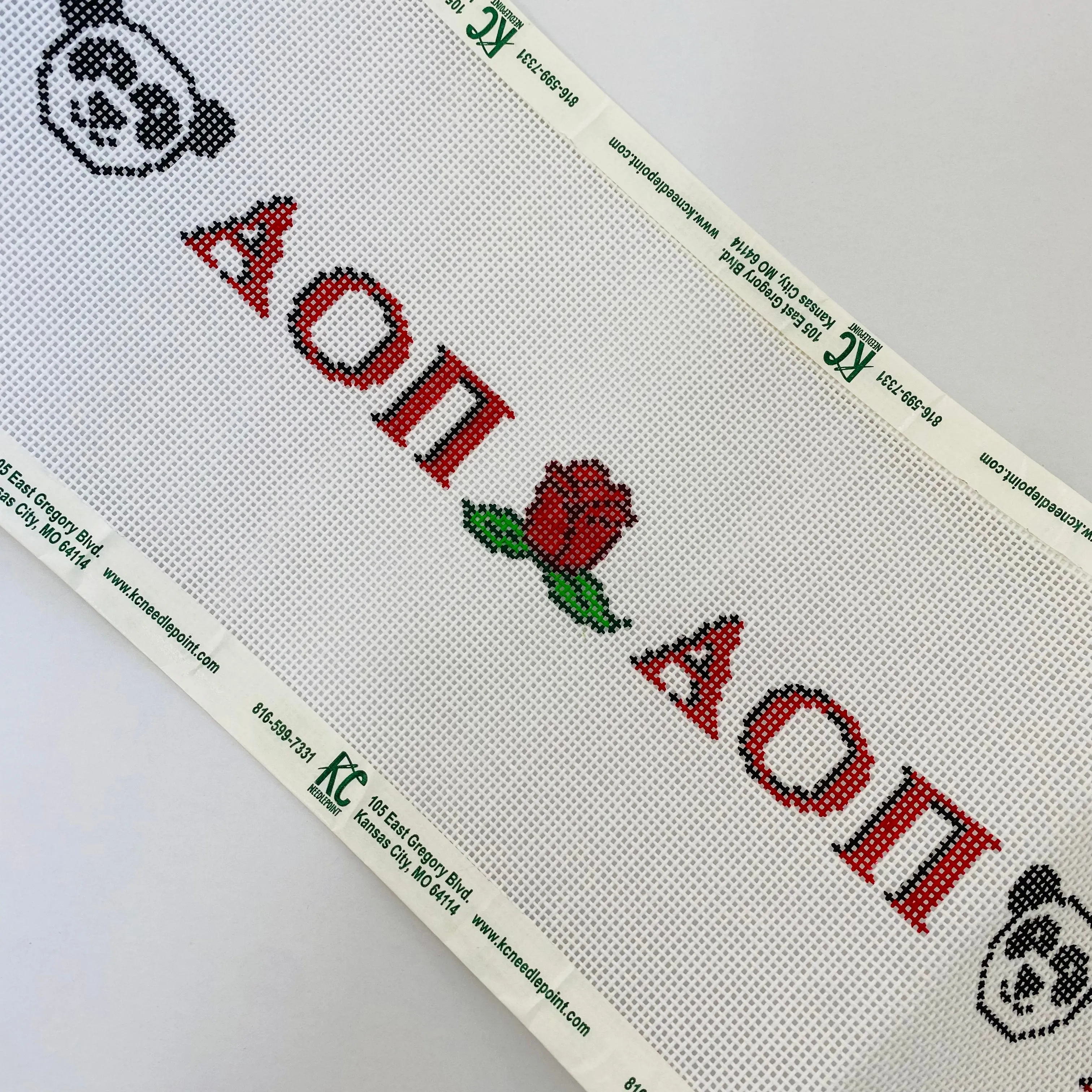 Alpha Omicron Pi Belt Canvas