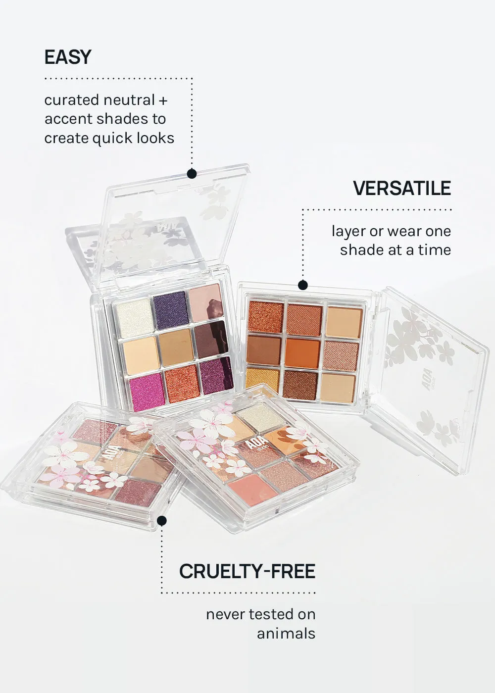 AOA Cherry Blossom 9-Color Eyeshadow Palettes