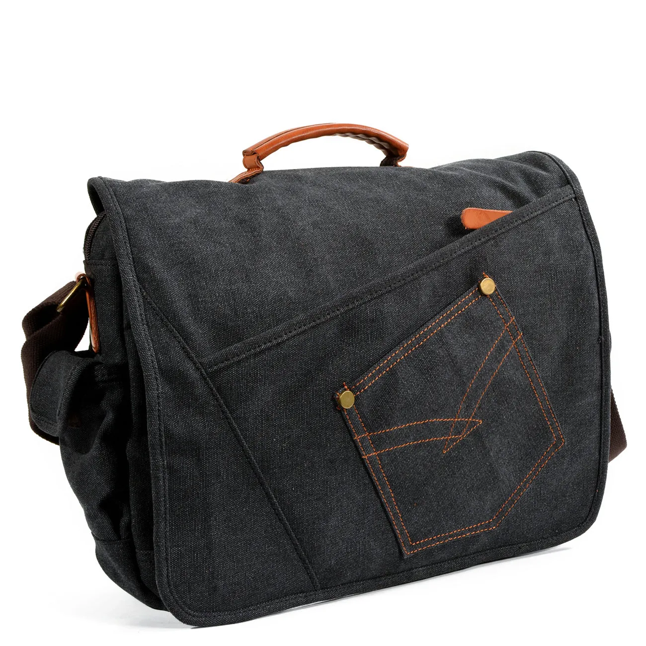 Arxus new canvas vintage wearable tablet bag large capacity messenger bag