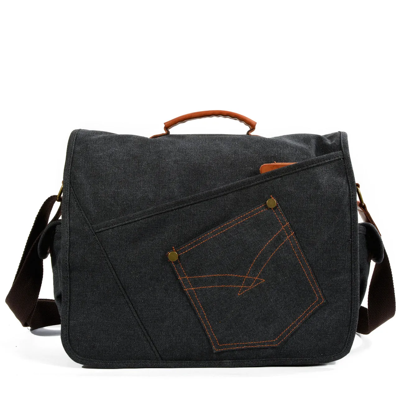 Arxus new canvas vintage wearable tablet bag large capacity messenger bag