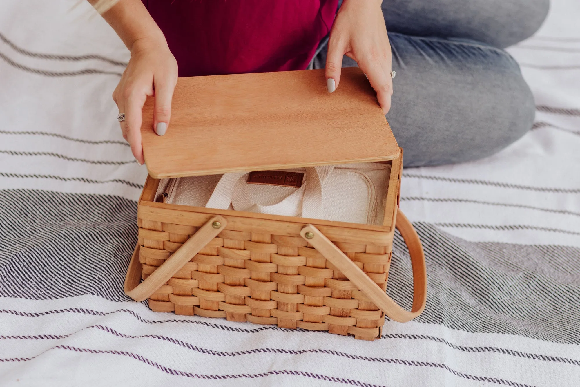 Bambi - Poppy Personal Picnic Basket