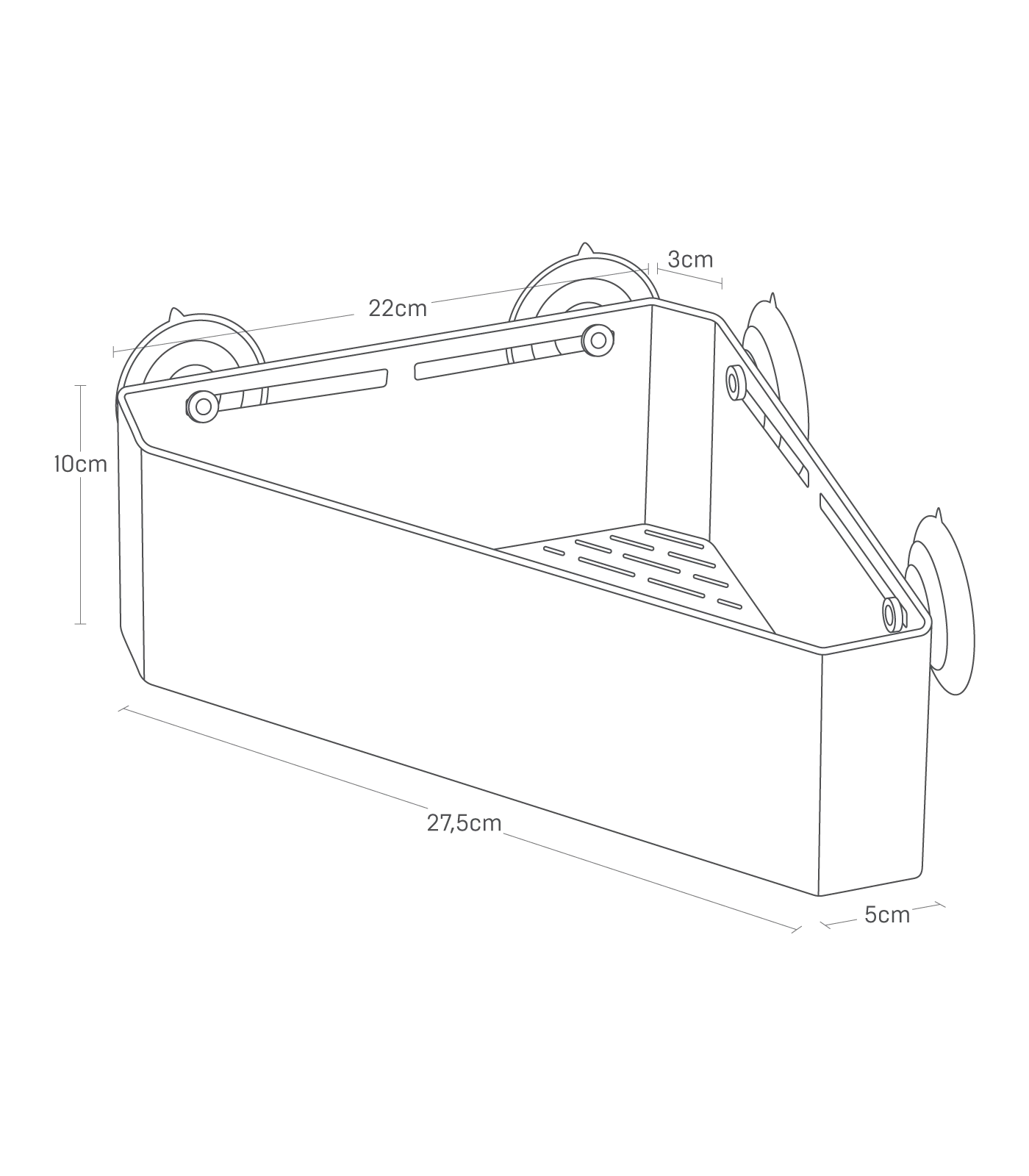 Bathroom Corner Rack