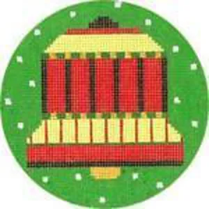 Bell Ornament Needlepoint Canvas