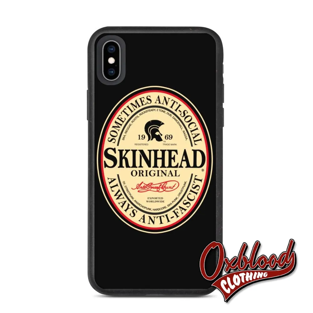 Biodegradable Irish Stout Skinhead phone case