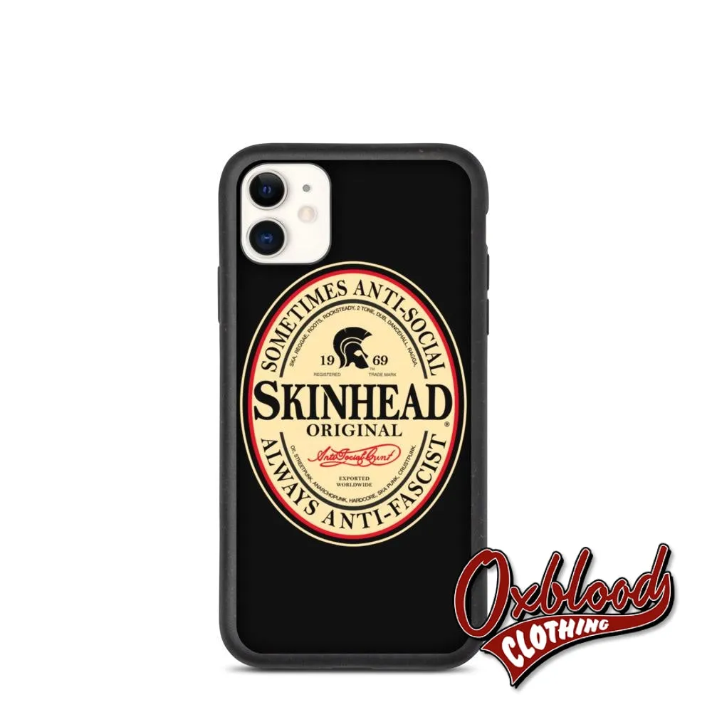 Biodegradable Irish Stout Skinhead phone case