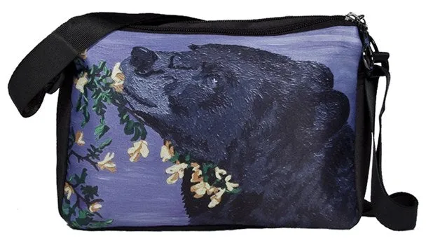 Black Bear Signature Messenger Bag- Moment of Bliss