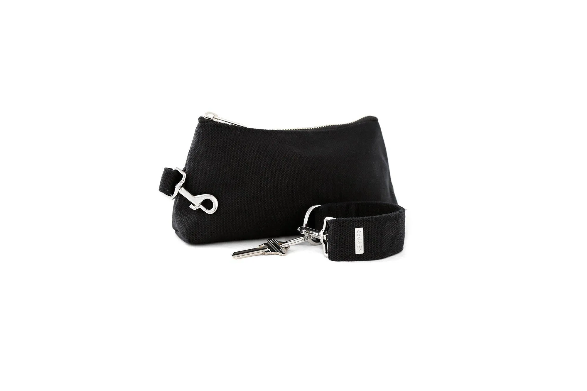 Black CANVAS 2-PIECE WRISTLET SET