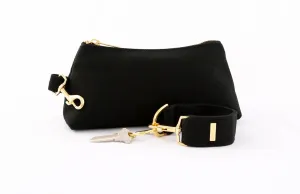 Black CANVAS 2-PIECE WRISTLET SET