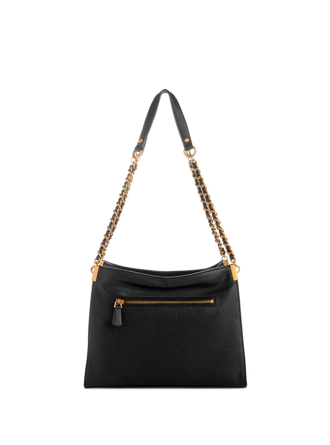 Black Maranta Small Shoulder Satchel Bag