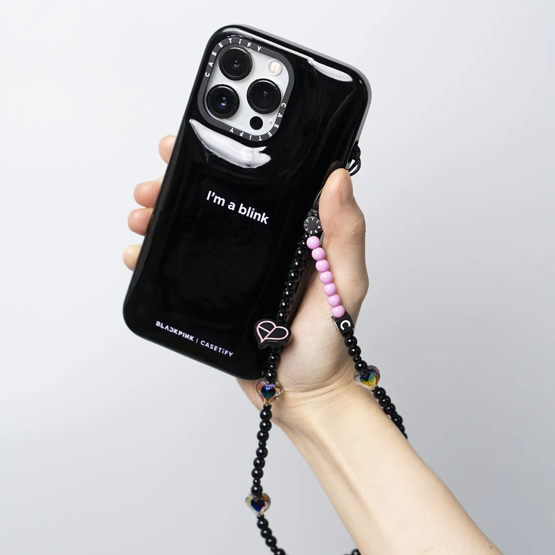 Black Pink Phone Charm