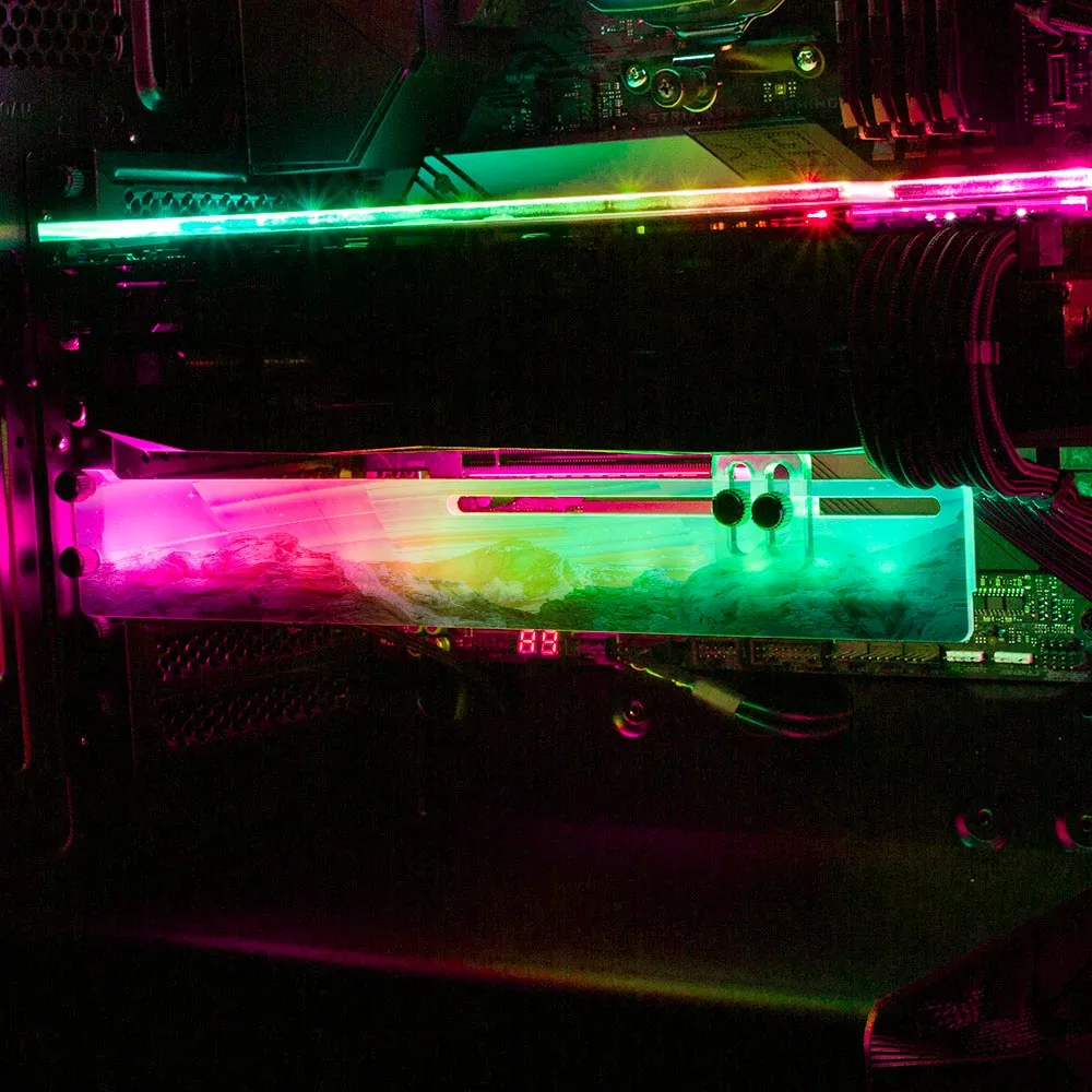 Blue Road RGB GPU Support Bracket