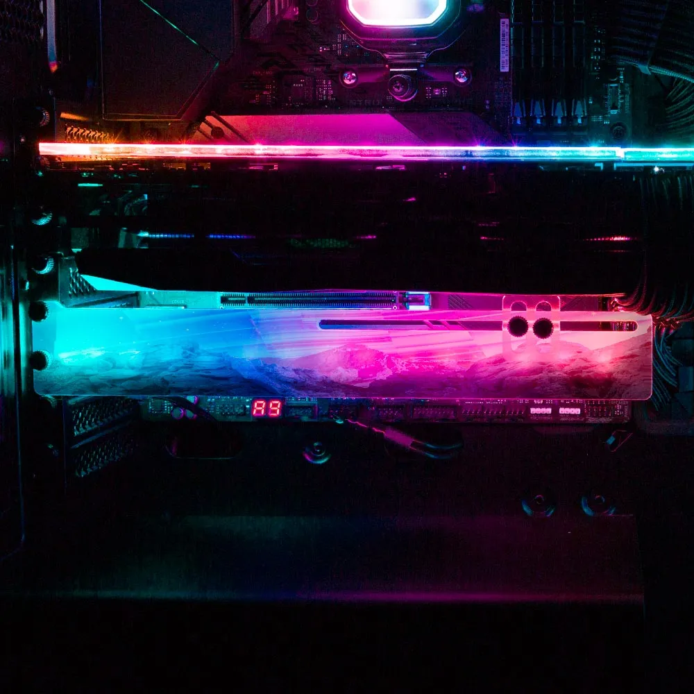 Blue Road RGB GPU Support Bracket