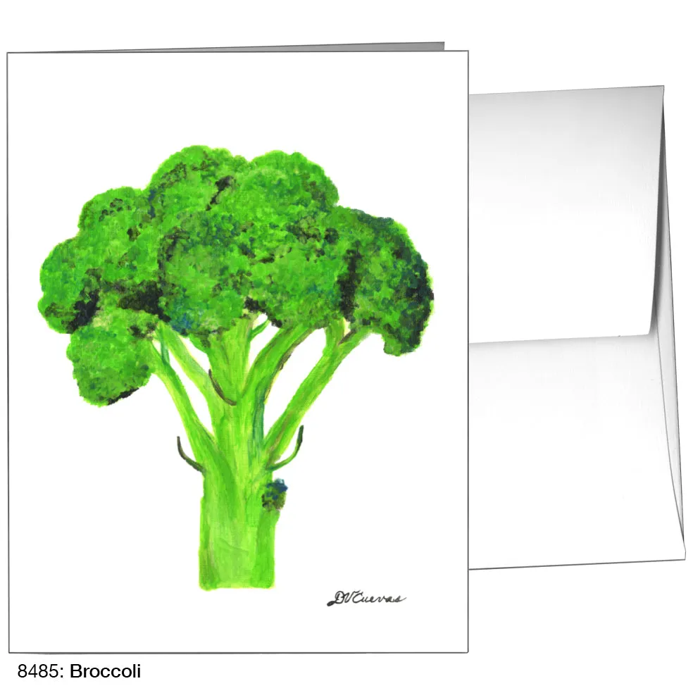 Broccoli, Greeting Card (8485)