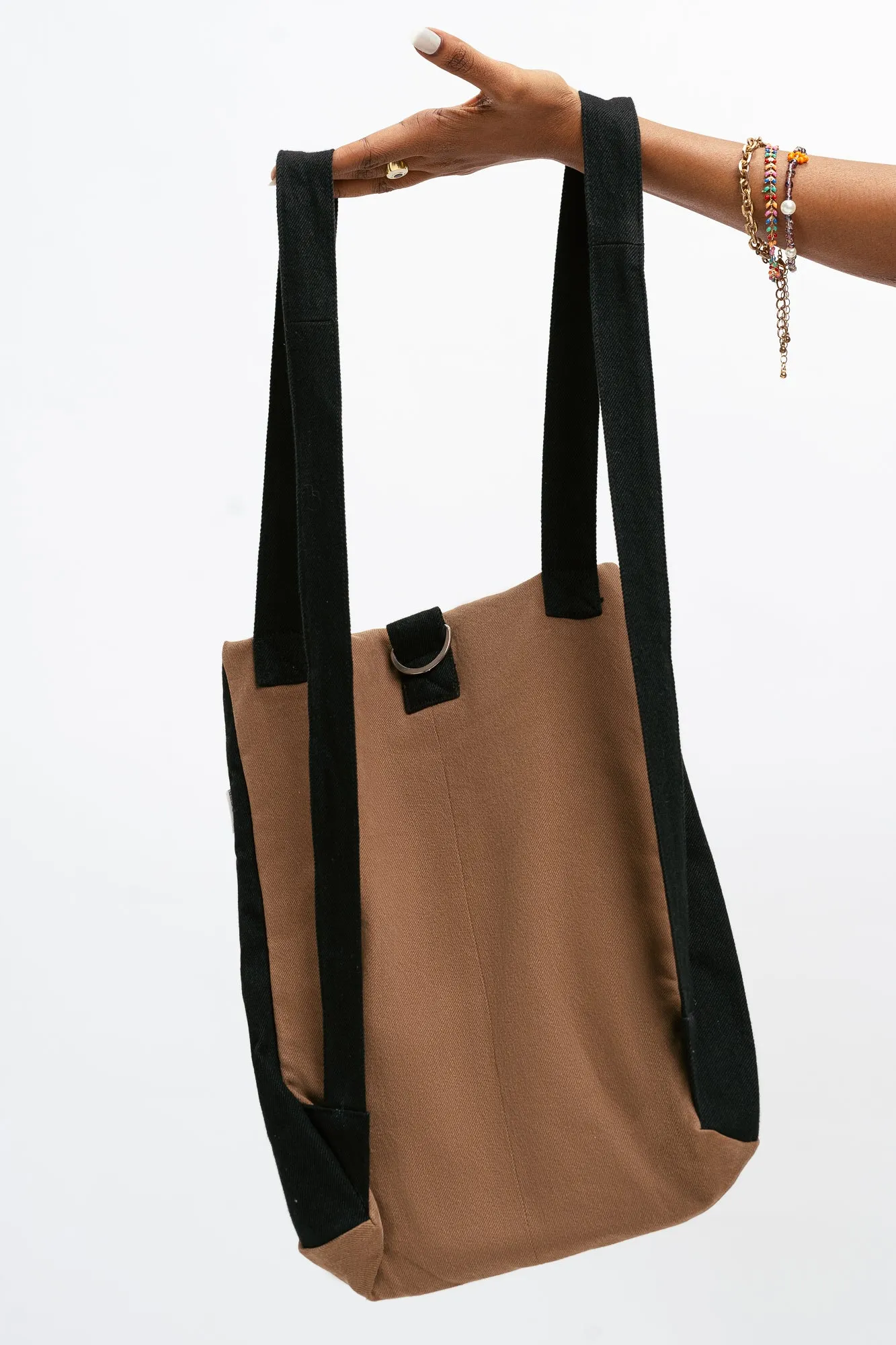 Brown Black Picnic Bag