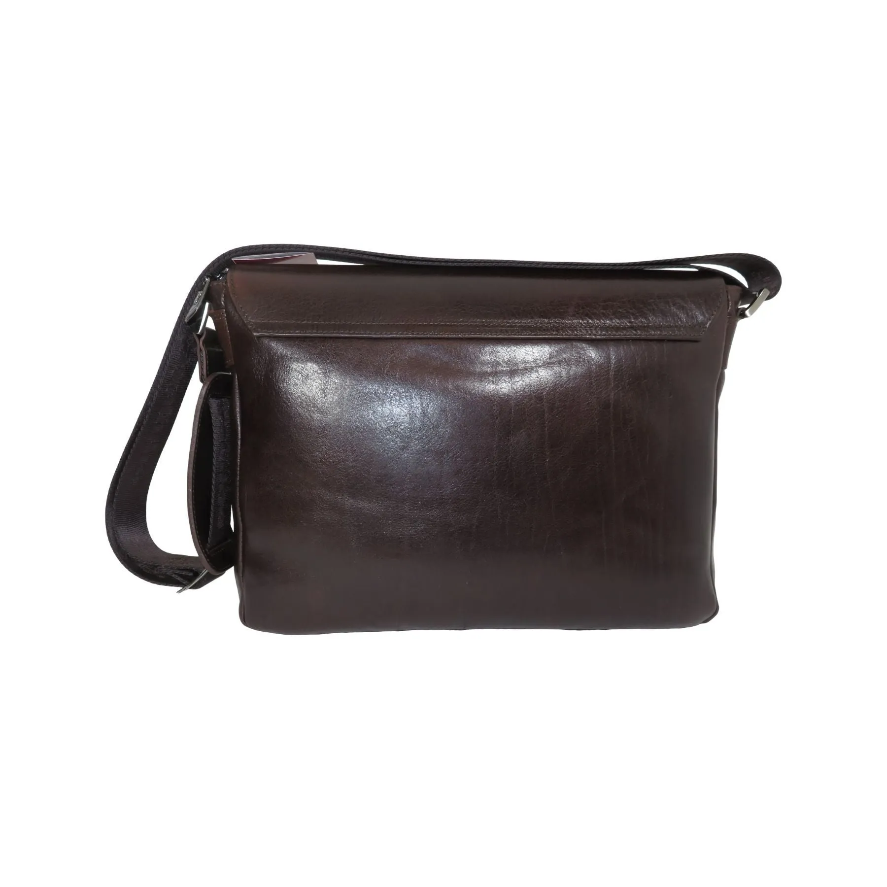 Brown Leather Messenger Bag