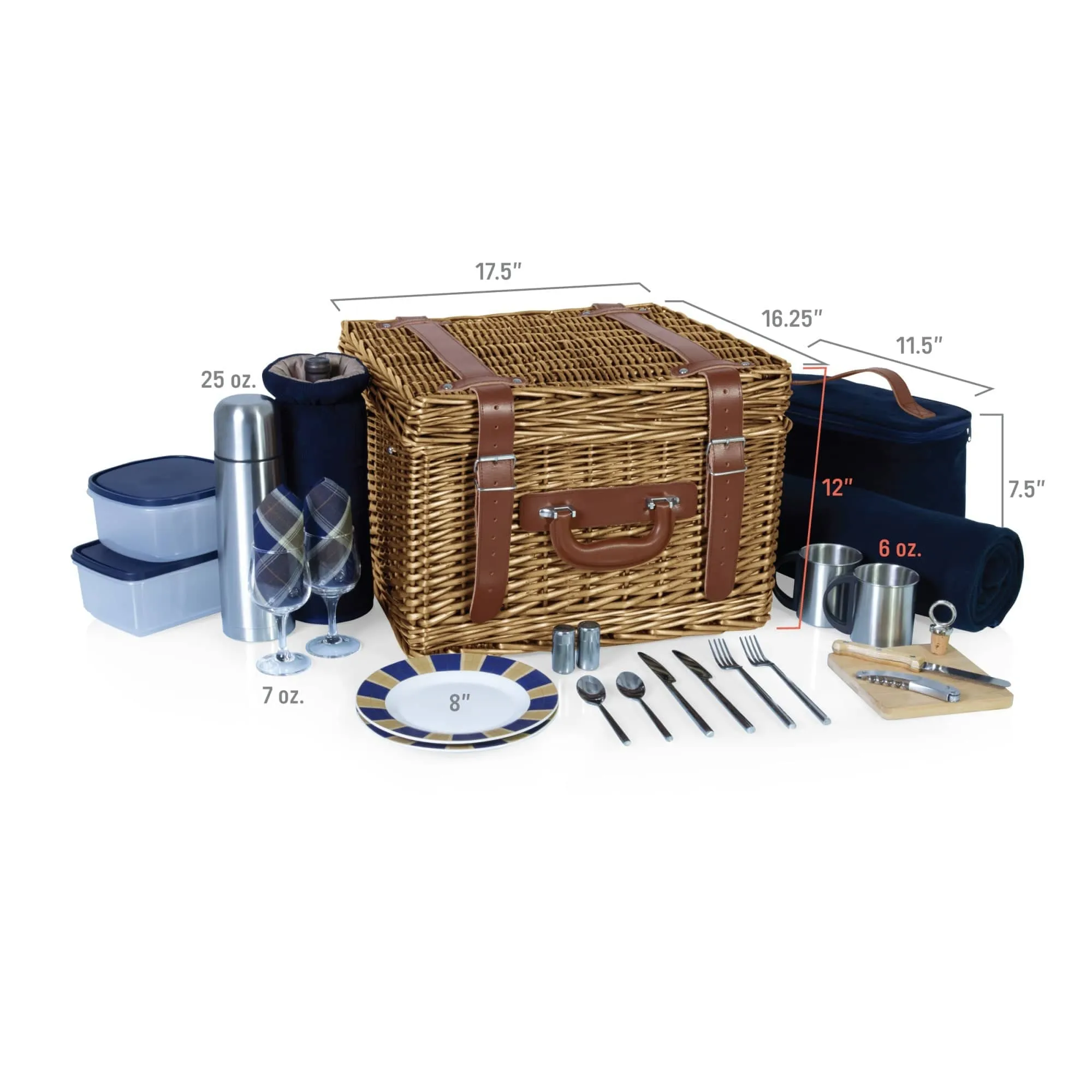 Canterbury Picnic Basket by Picnic Time Family of Brands