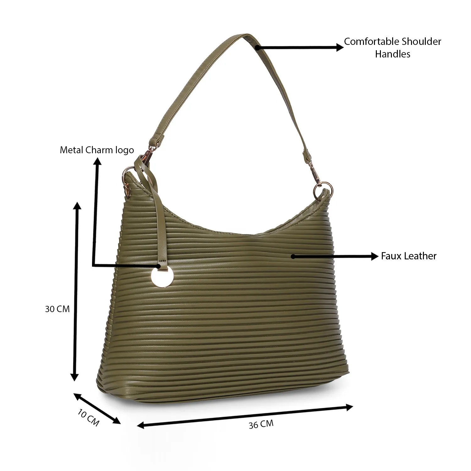 Caprese Mariya Hobo Small Olive