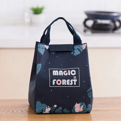 Cartoon Cooler Lunch Bag For Picnic Kids Women Travel Thermal Breakfast Organizer Insulated Waterproof Storage Bag For Lunch Box