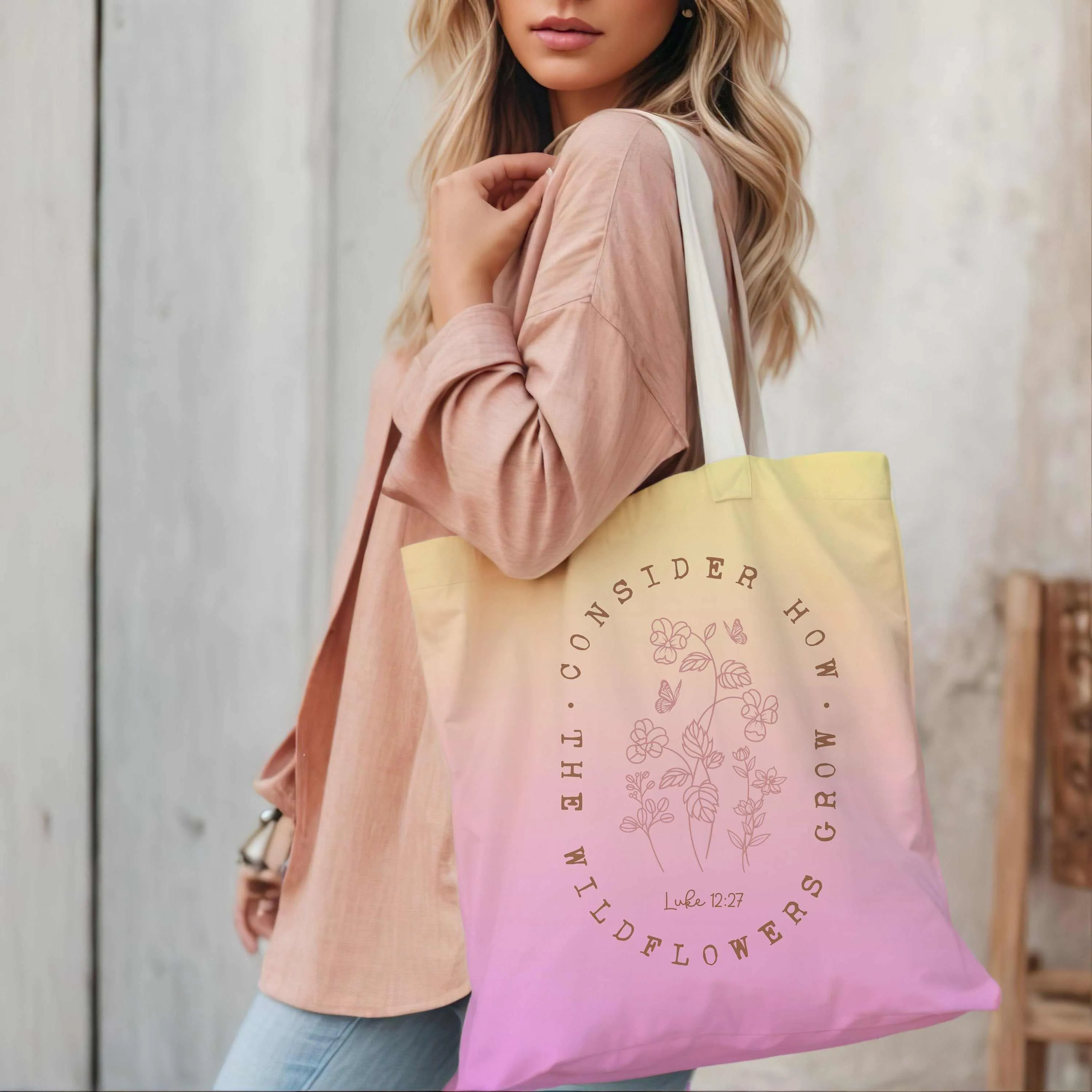 Christian Canvas Tote Bag - Free Shipping