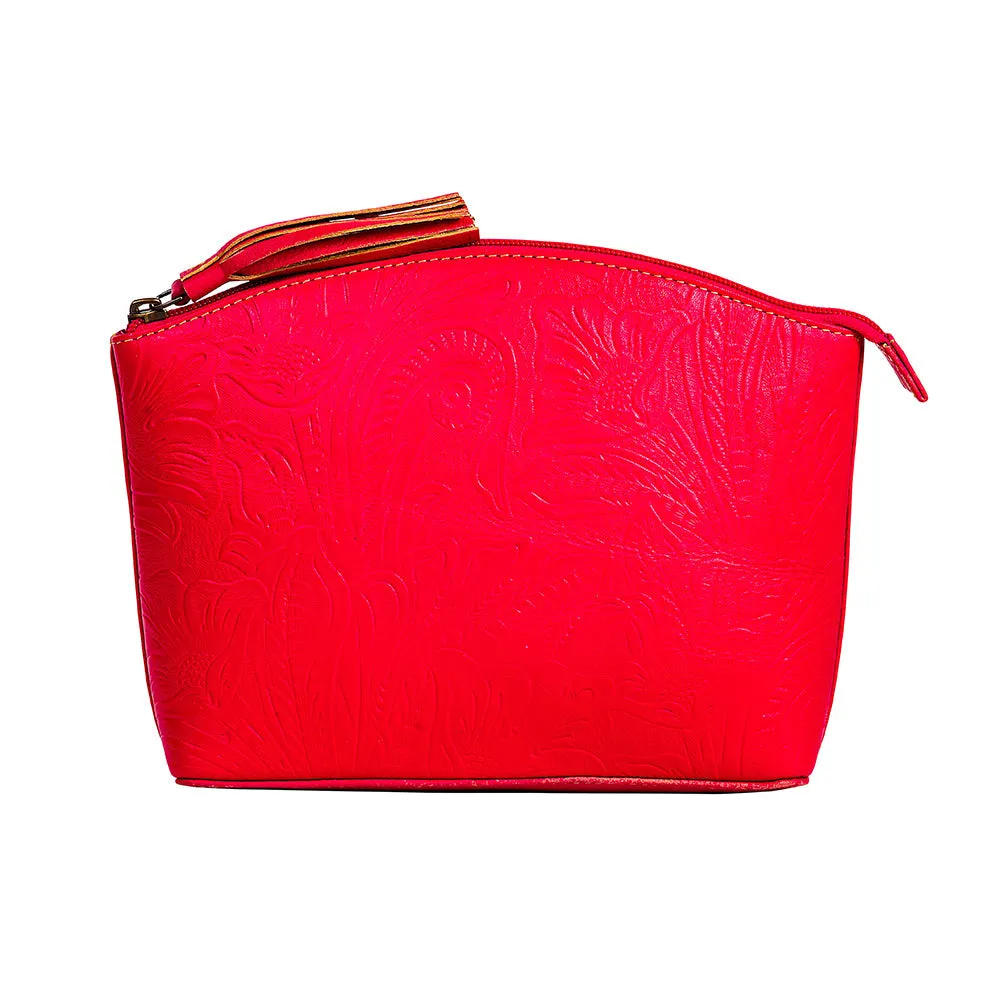 Clarendon Pouch in Red