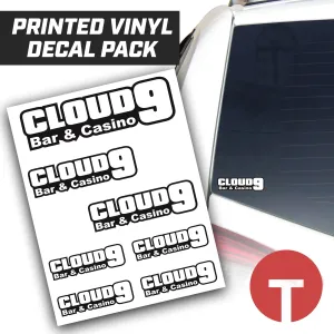 Cloud 9 - Logo Vinyl Decal Pack