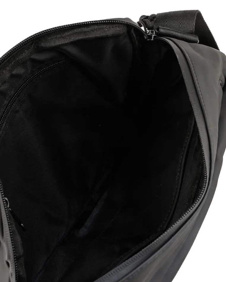 Coated Dry Camera Crossbody Bag - Black