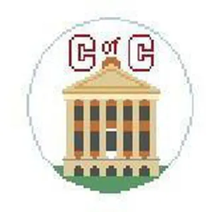 College of Charleston Round Canvas