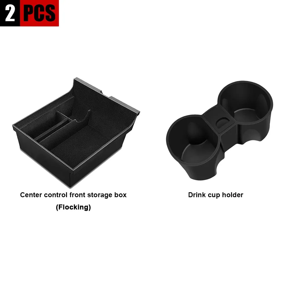 Compatible for Tesla Model 3 2021-2022 Model Y 2022-2023 Center Armrest Storage Box Organizer