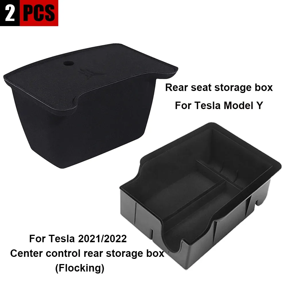 Compatible for Tesla Model 3 2021-2022 Model Y 2022-2023 Center Armrest Storage Box Organizer