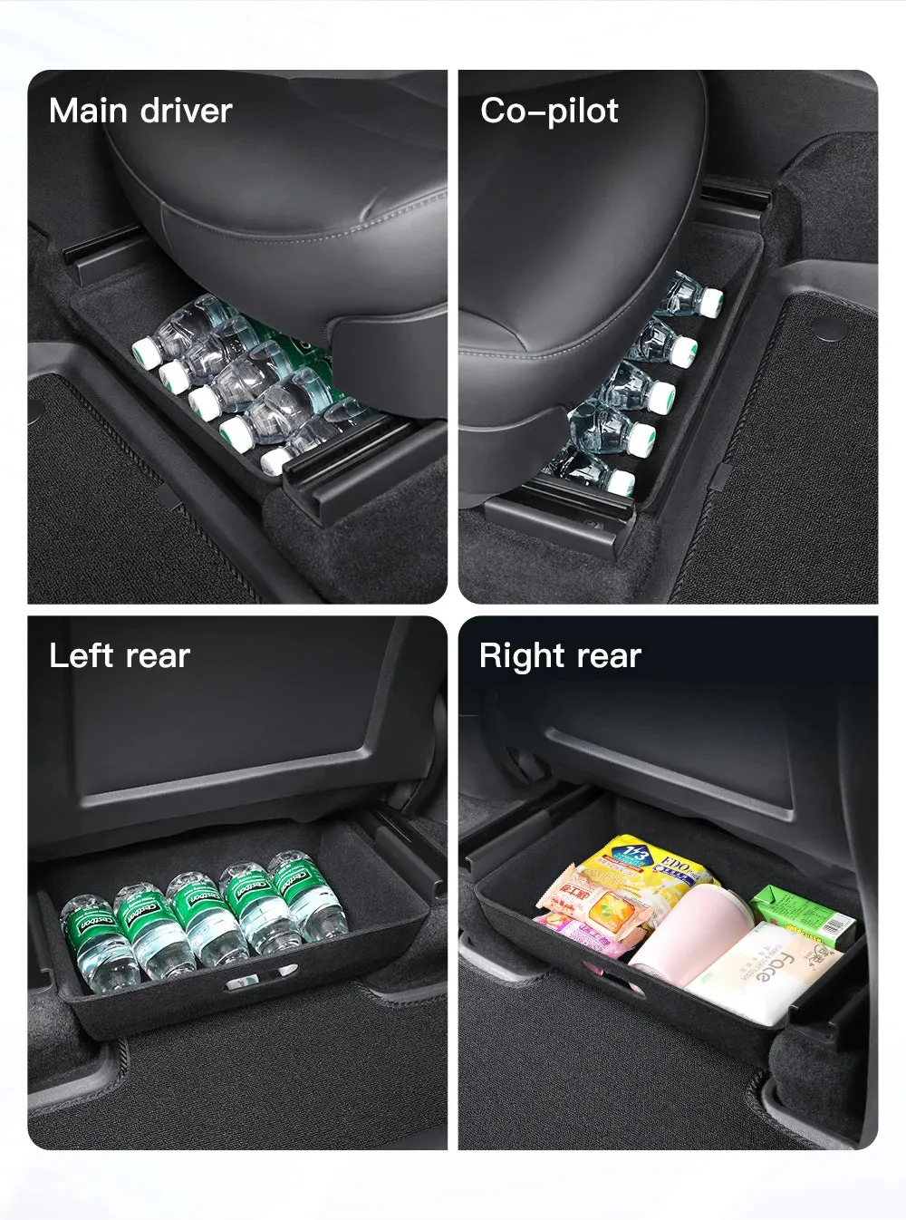 Compatible for Tesla Model 3 2021-2022 Model Y 2022-2023 Center Armrest Storage Box Organizer