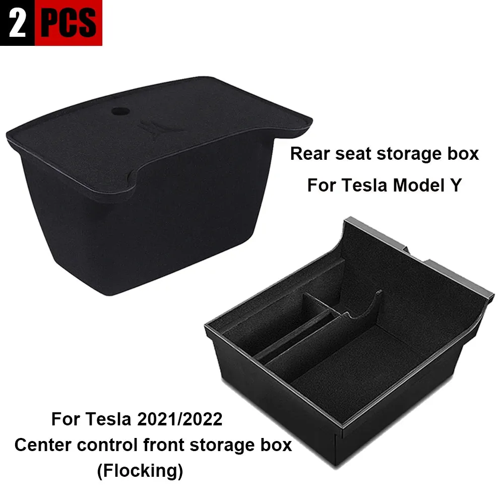 Compatible for Tesla Model 3 2021-2022 Model Y 2022-2023 Center Armrest Storage Box Organizer