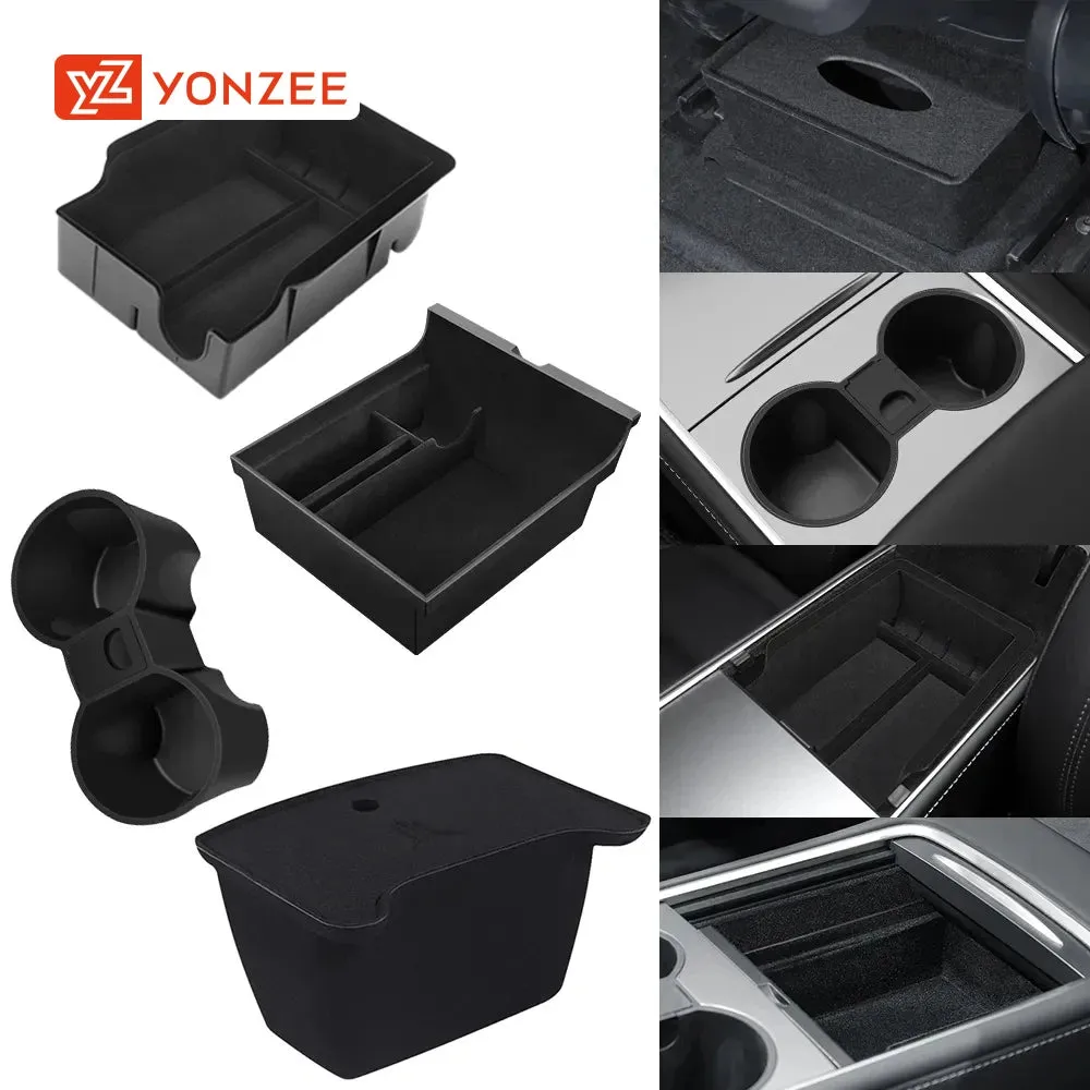 Compatible for Tesla Model 3 2021-2022 Model Y 2022-2023 Center Armrest Storage Box Organizer