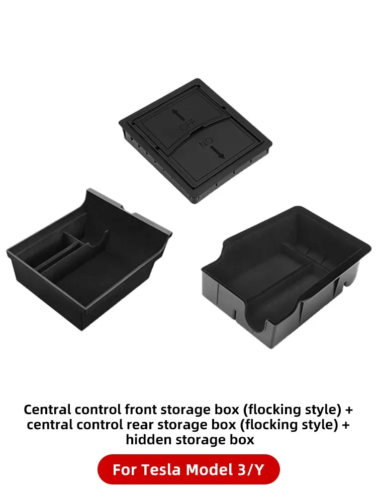 Compatible for Tesla Model 3 2021-2022 Model Y 2022-2023 Center Armrest Storage Box Organizer