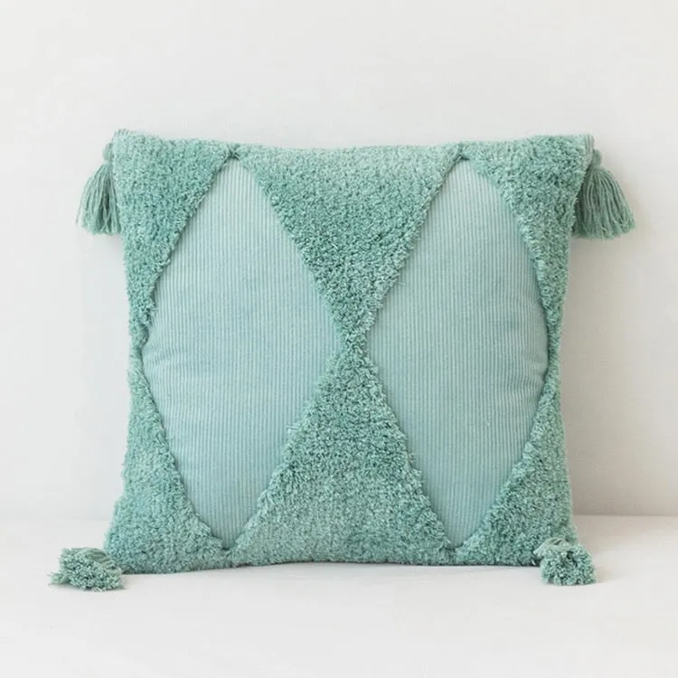 Cotton Corduroy Textured Pillow Cover