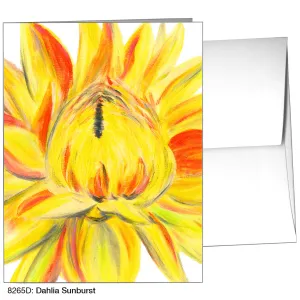 Dahlia Sunburst, Greeting Card (8265D)