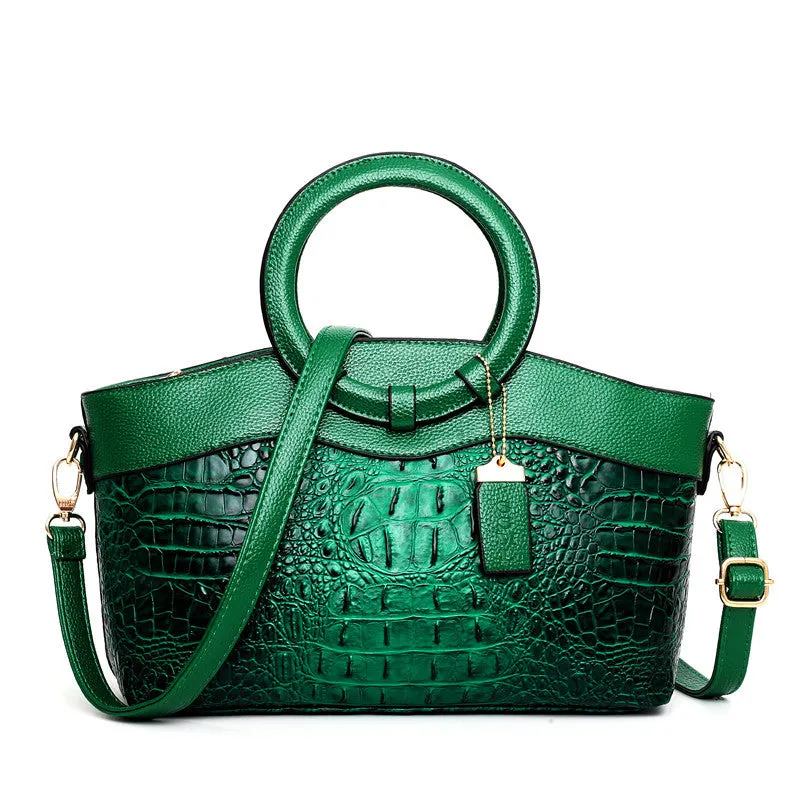 Designer Crocodile Leather Gykaeo Luxury Handbag