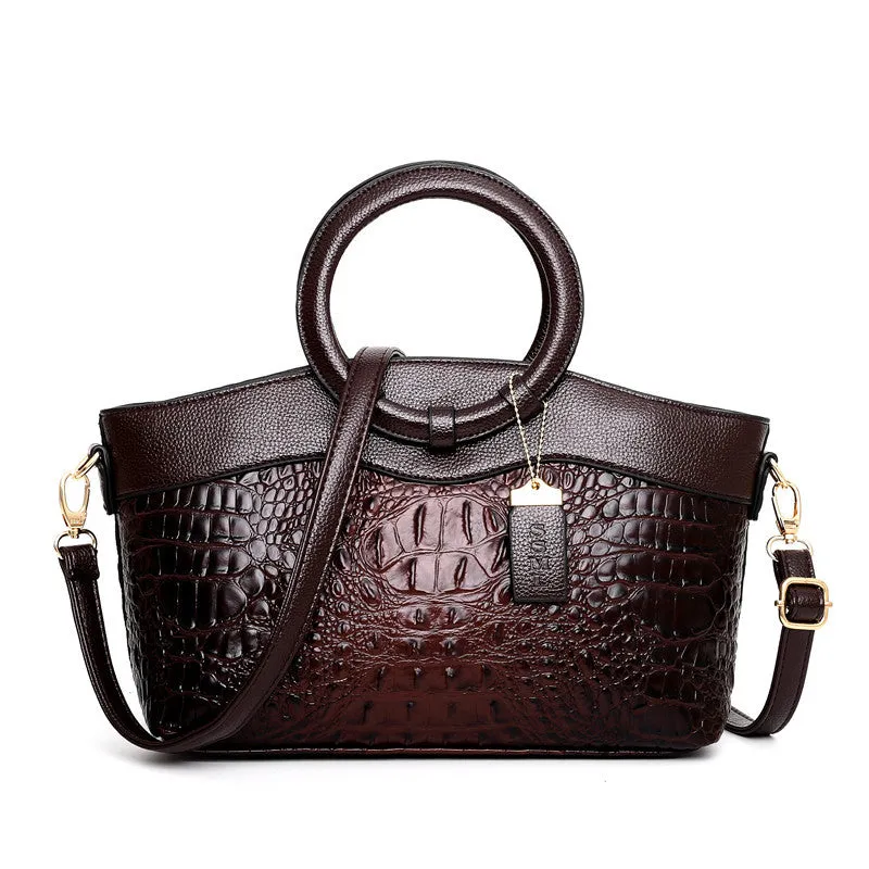 Designer Crocodile Leather Gykaeo Luxury Handbag