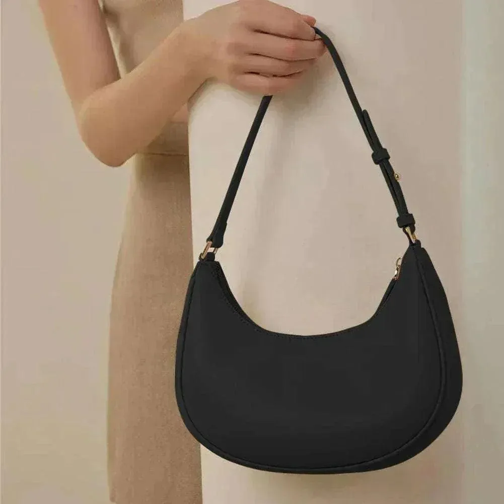 Designer Y2K Half Moon Shoulder Bag | Trendy Women's Accessory - WSH006