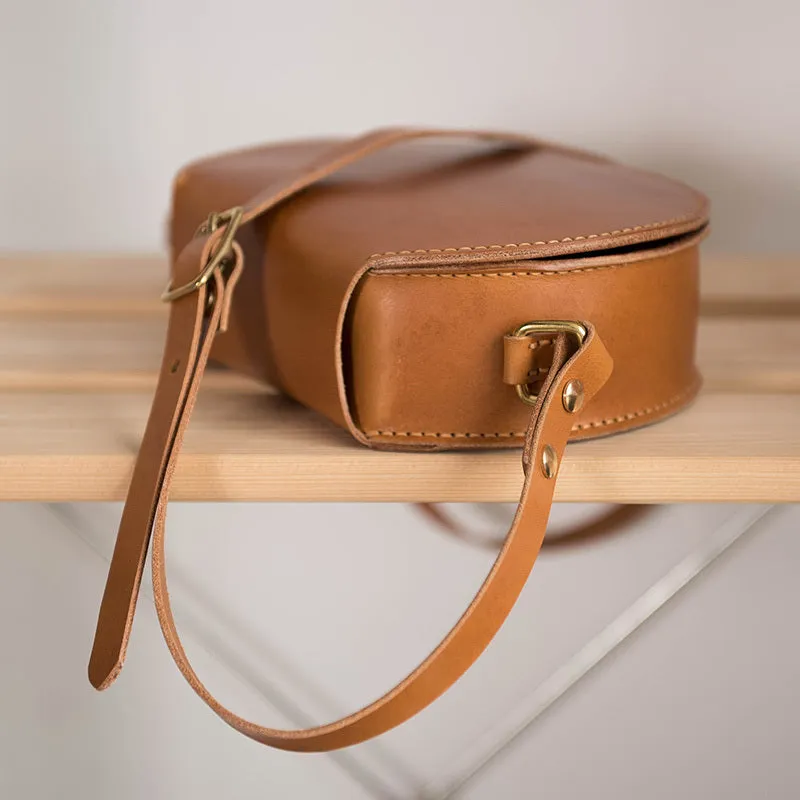 DIY Retro Tanned Natural Cowhide Leather Shoulder Bag Material Pack