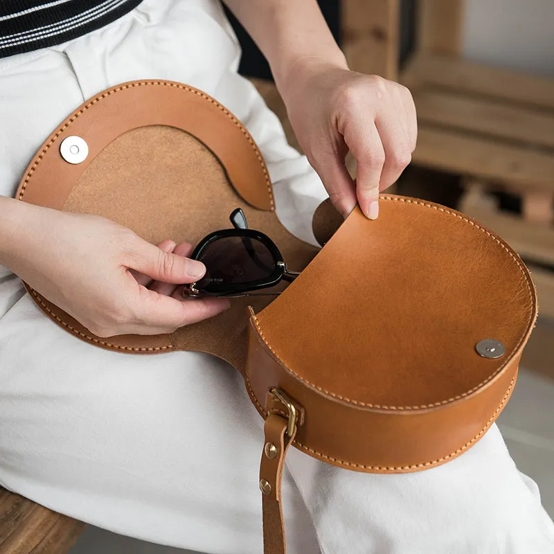 DIY Retro Tanned Natural Cowhide Leather Shoulder Bag Material Pack