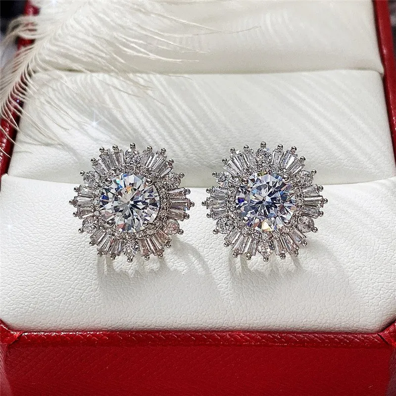 Don't Be a Snowflake Zircon Stud Earrings