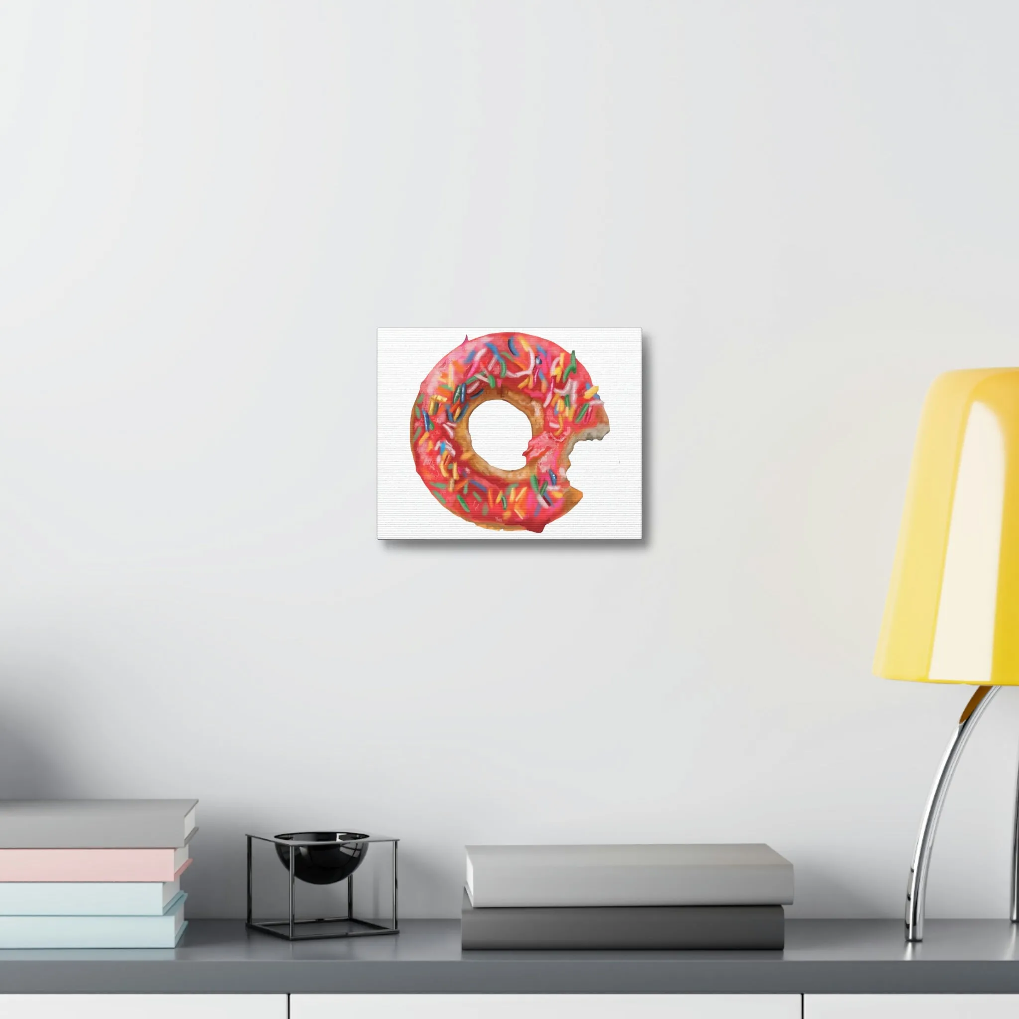 Donut Stretched Canvas