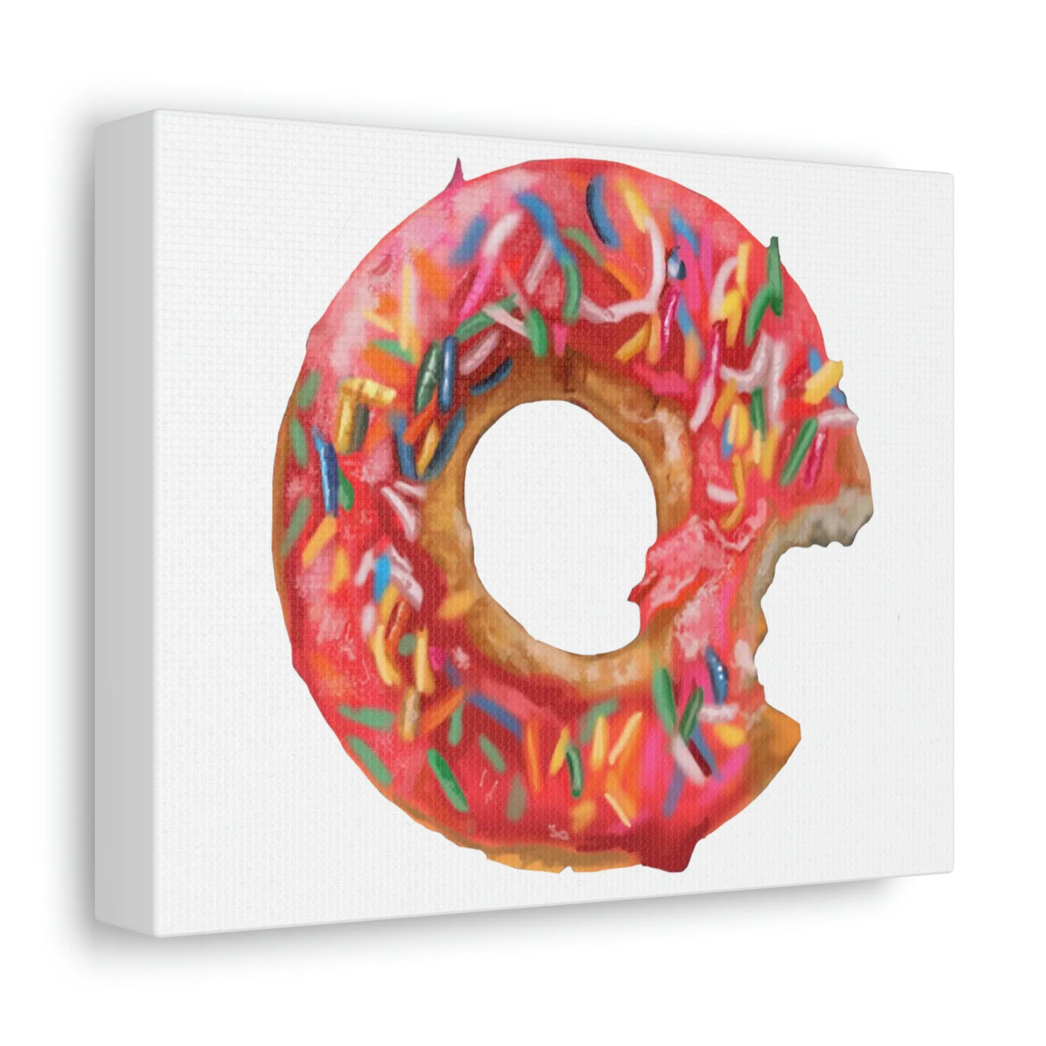 Donut Stretched Canvas