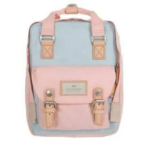 Doughnut Macaroon Mini Backpack - Cream/Iceburg Blue/Sakura Pink