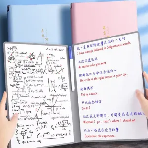 Dry Erase Whiteboard Notebook with Water-Based Marker