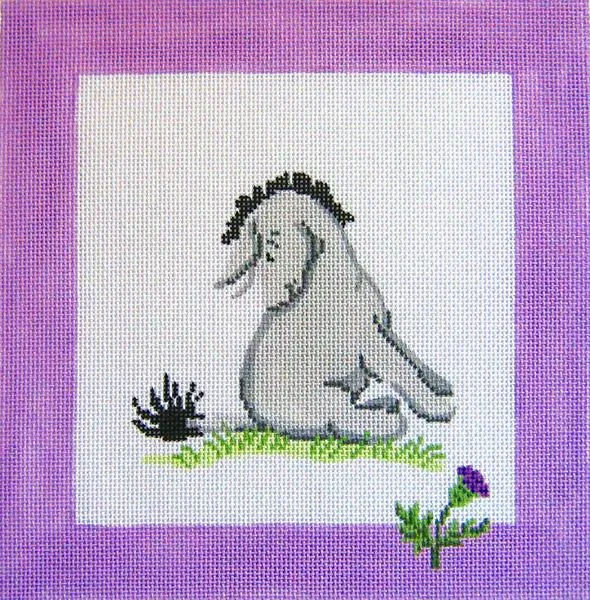 Eeyore and Thistle Needlepoint Canvas